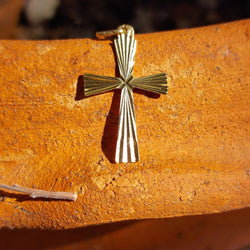Pendentif croix rayonnant or 18k - Castafiore