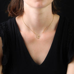 Pendentif cur or jaune Love - Castafiore