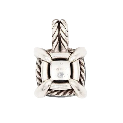 Pendentif DAVID YURMAN en argent, hématite et diamant - Castafiore
