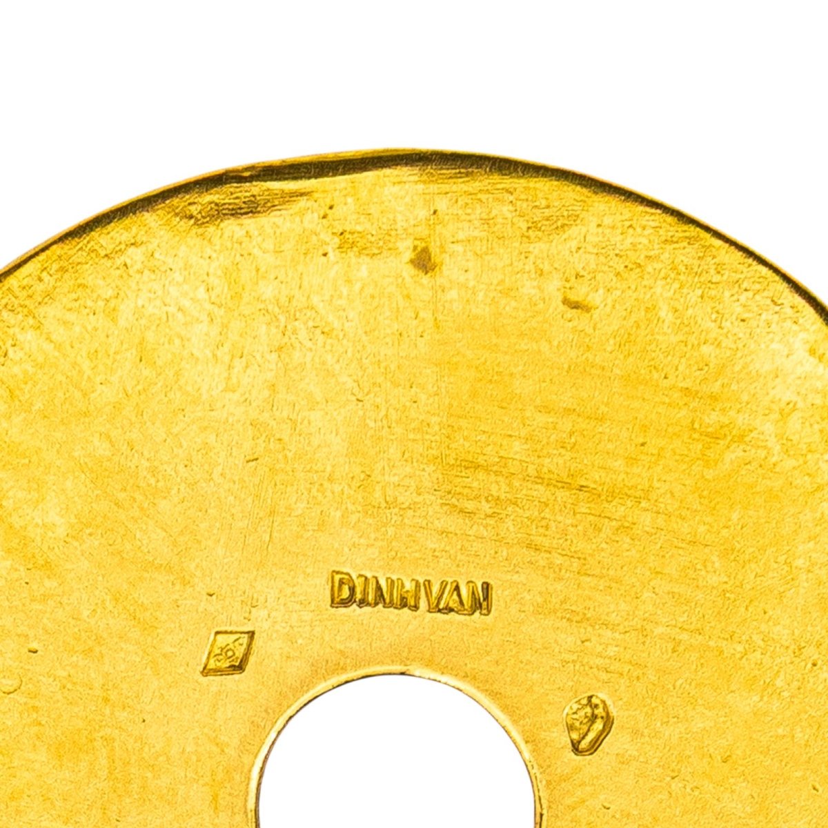 Pendentif DINH VAN "Pi" en or jaune - Castafiore