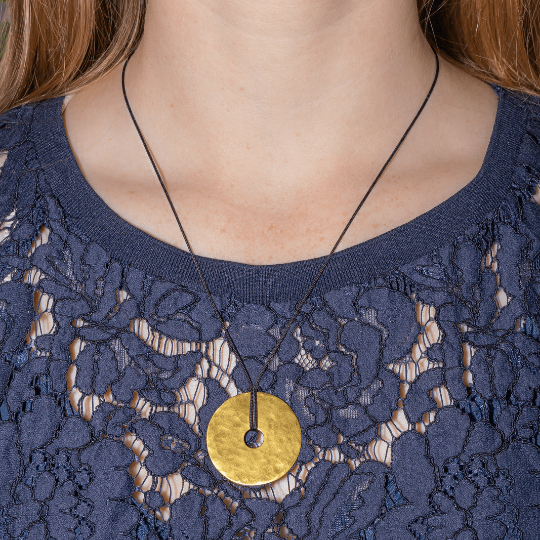 Pendentif DINH VAN "Pi" en or jaune - Castafiore