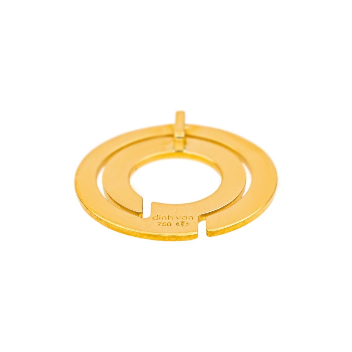 Pendentif DINH VAN "Seventies" en or jaune - Castafiore