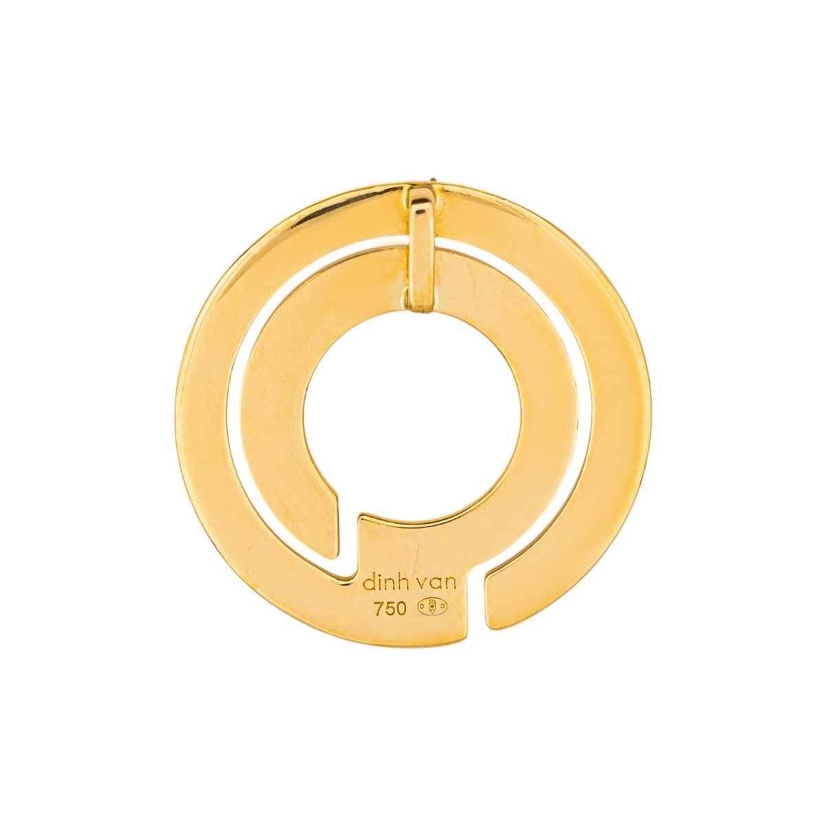 Pendentif DINH VAN "Seventies" en or jaune - Castafiore