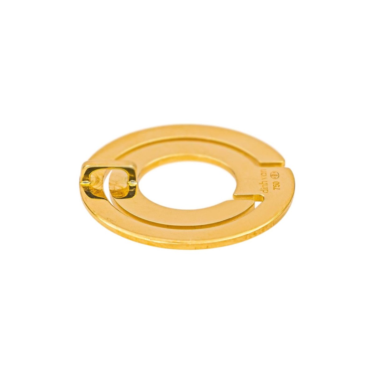 Pendentif DINH VAN "Seventies" en or jaune - Castafiore