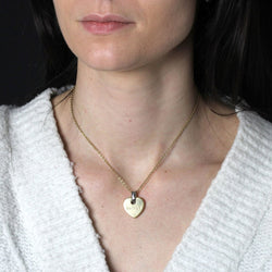 Pendentif double curs secret 2 ors - Castafiore