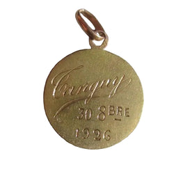 Pendentif DROPSY Vierge Marie en or - Castafiore