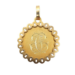 Pendentif EMILE DROPSY en or jaune - Castafiore