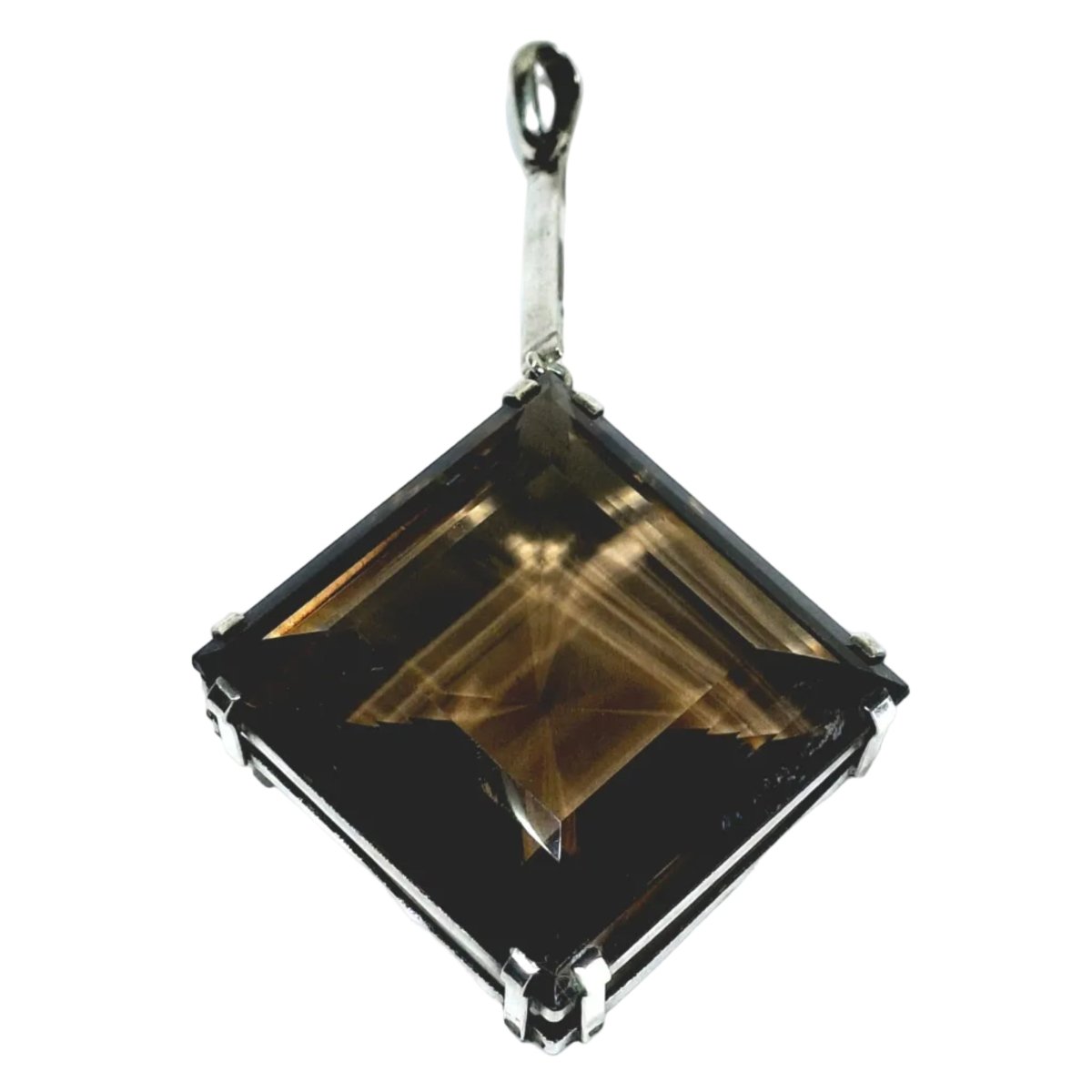 Pendentif en argent et quartz - Castafiore
