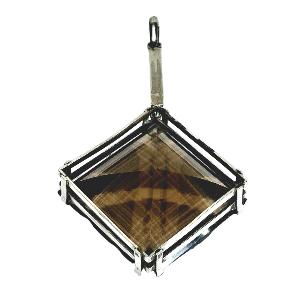 Pendentif en argent et quartz - Castafiore