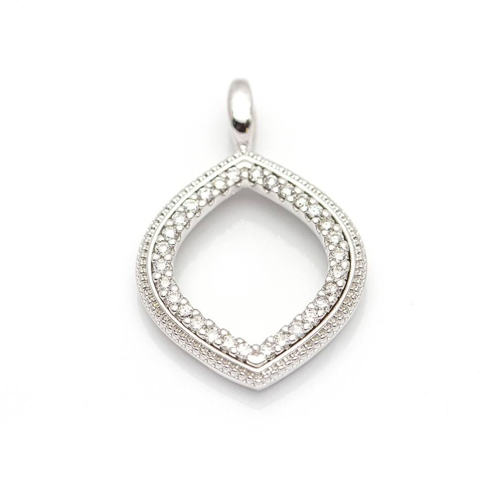 Pendentif en or avec strass - Castafiore