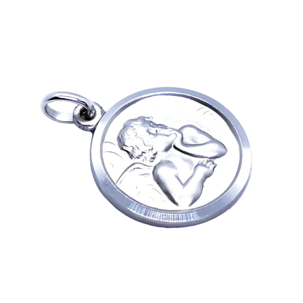 Pendant Medal White gold