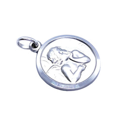 Pendant Medal White gold