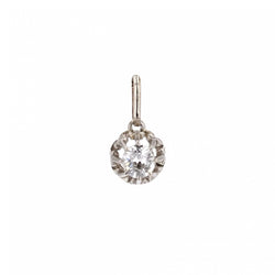 Pendentif en or blanc et diamant - Castafiore