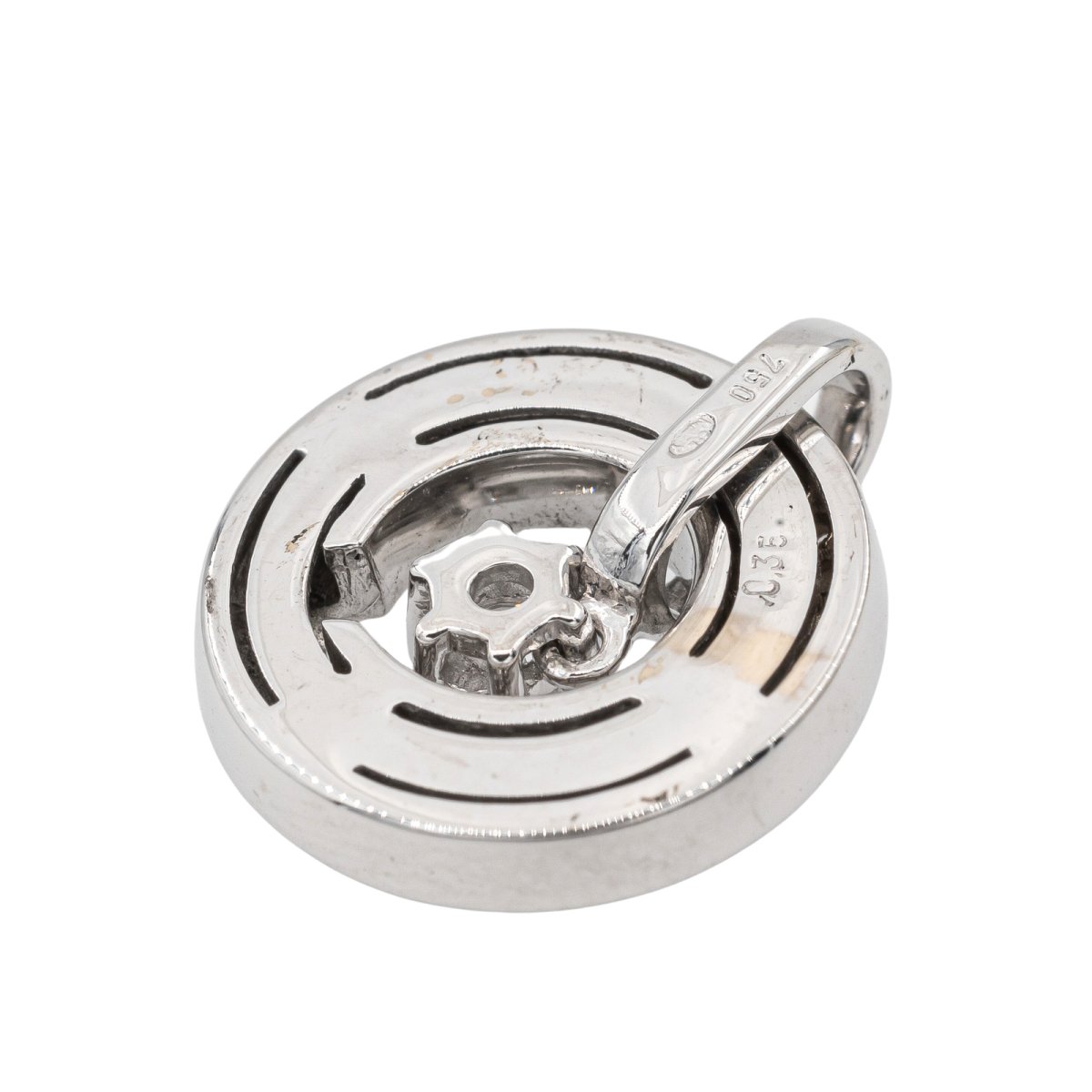 Pendentif en Or blanc et Diamant - Castafiore