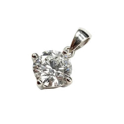 Pendentif en or blanc et diamant - Castafiore
