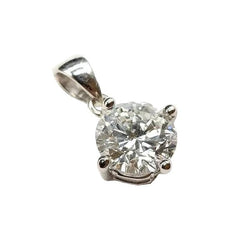 Pendentif en or blanc et diamant - Castafiore