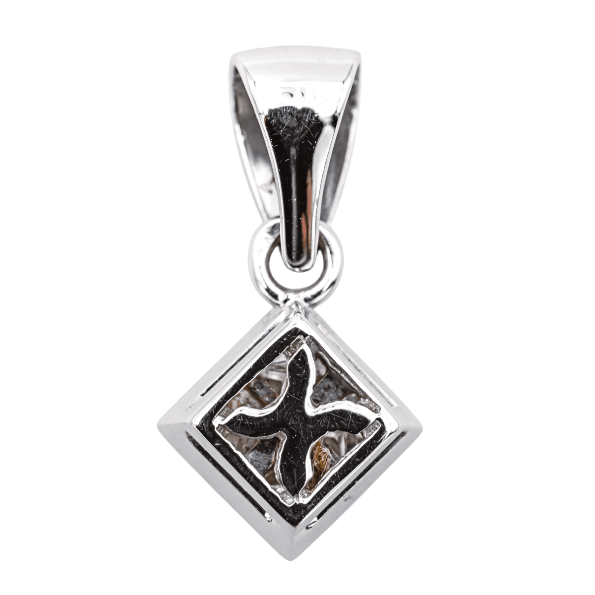 Pendentif en or blanc et diamant - Castafiore