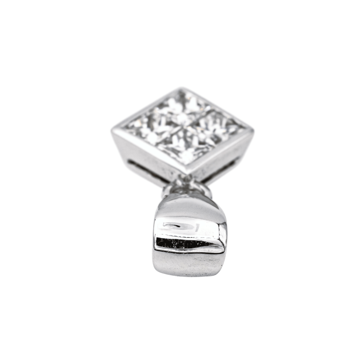 Pendentif en or blanc et diamant - Castafiore