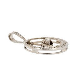 Pendentif en or blanc et diamants - Castafiore