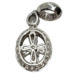 Pendentif en or blanc et diamants - Castafiore