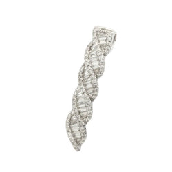 Pendentif en or blanc et diamants - Castafiore