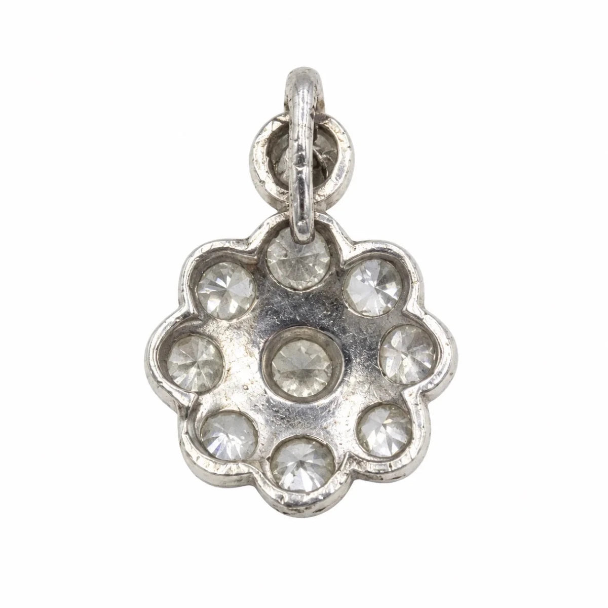 Pendentif en or blanc et diamants - Castafiore