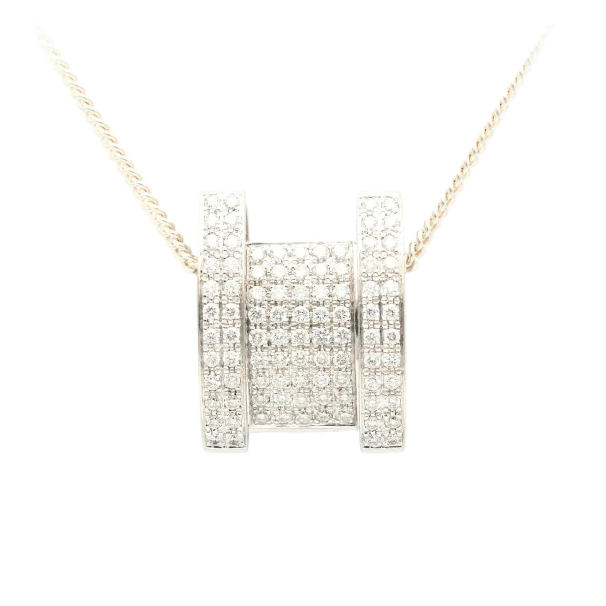 Pendentif en or blanc et diamants - Castafiore
