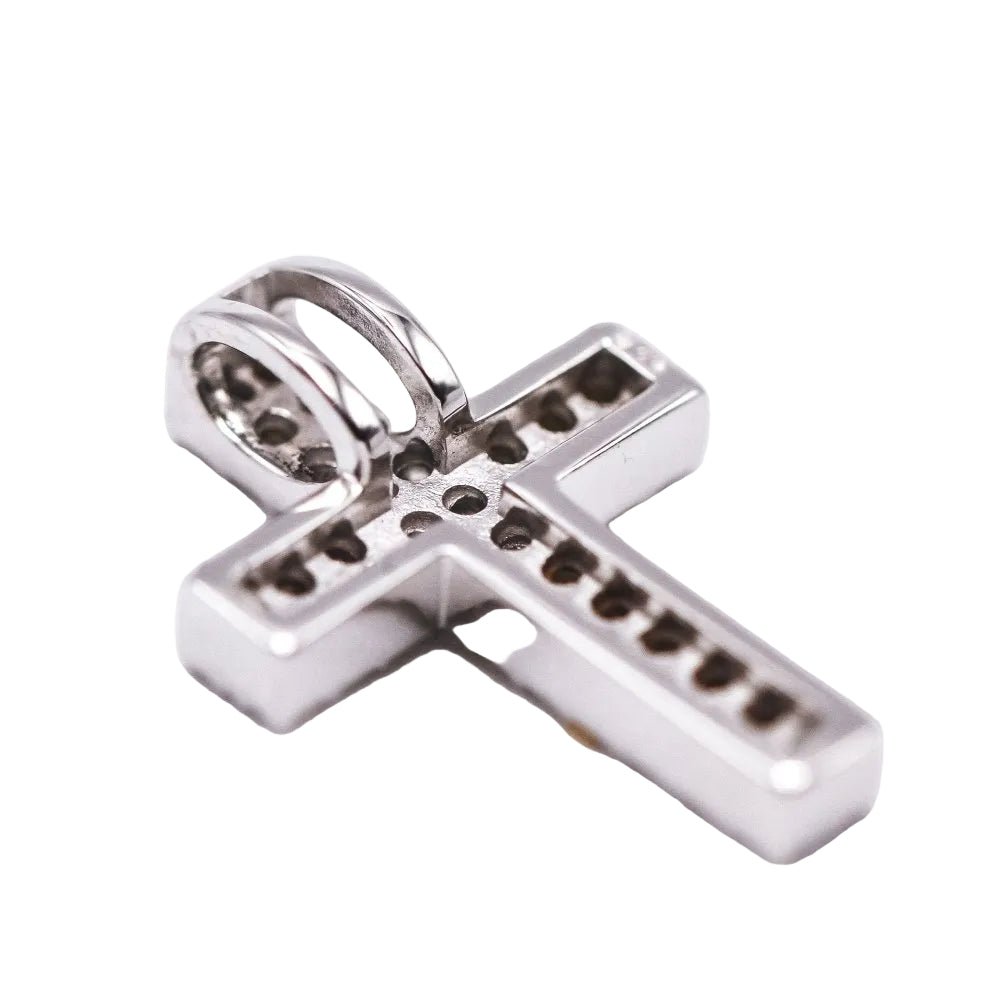 Pendentif en or blanc et diamants - Castafiore