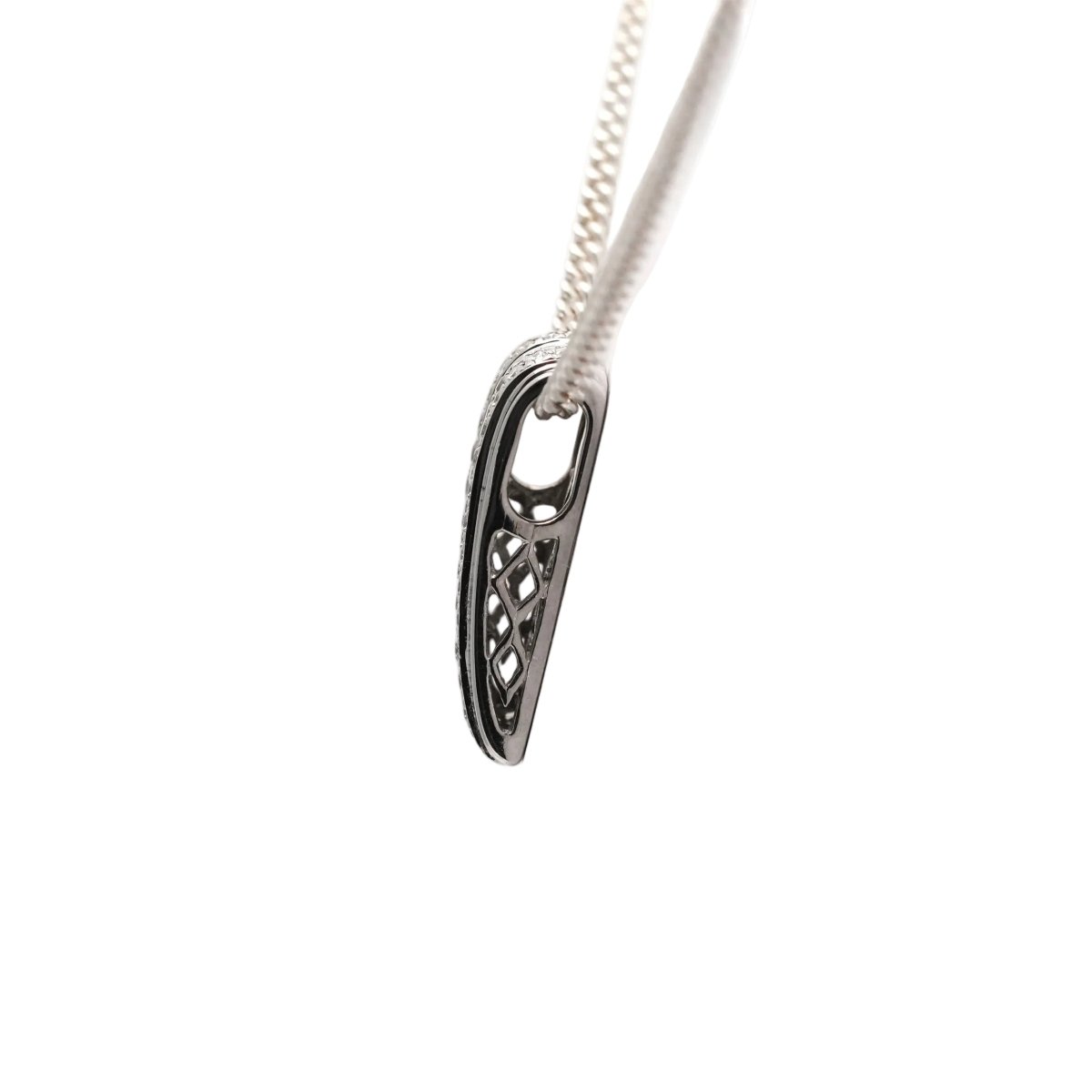 Pendentif en or blanc et diamants - Castafiore