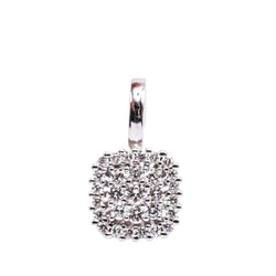Pendentif en or blanc et diamants - Castafiore
