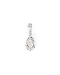 Pendentif en or blanc et diamants - Castafiore