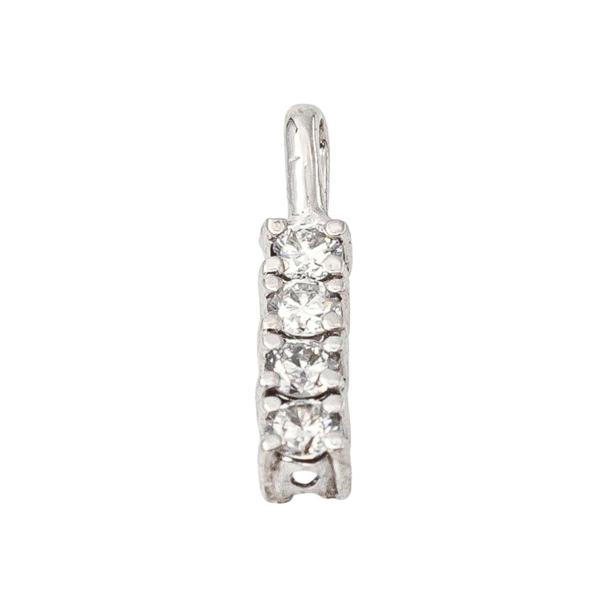 Pendentif en or blanc et diamants - Castafiore