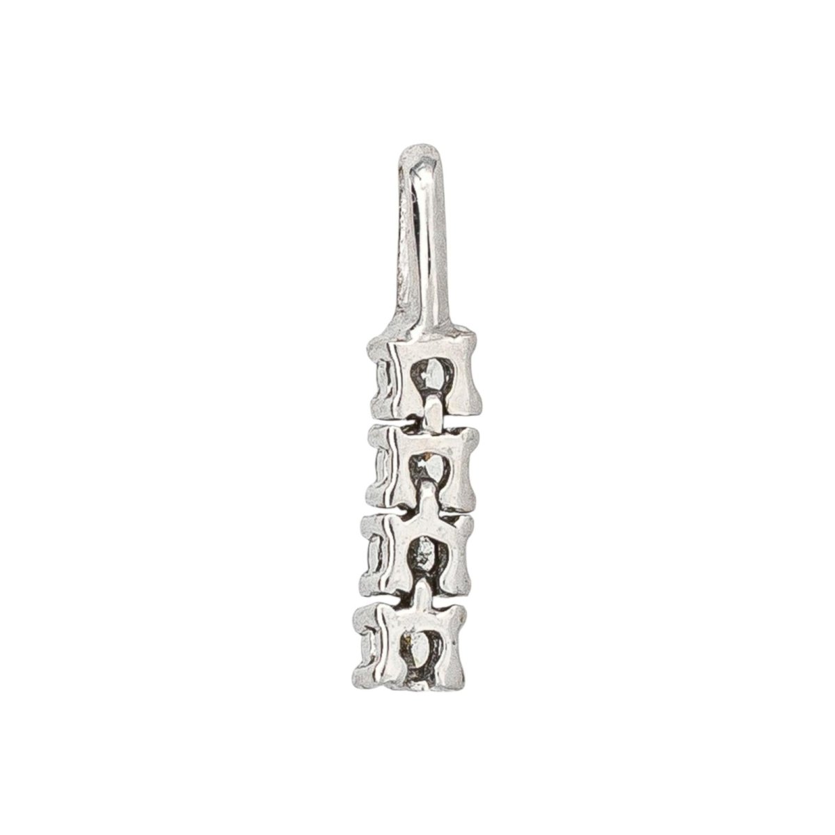 Pendentif en or blanc et diamants - Castafiore