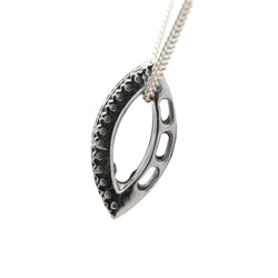 Pendentif en or blanc et diamants - Castafiore