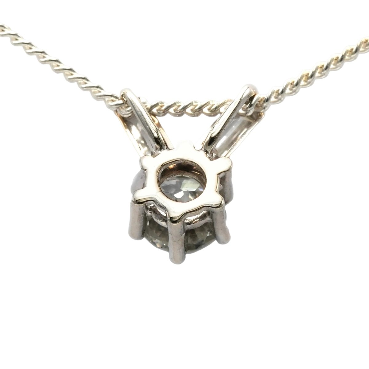 Pendentif en or blanc et diamants - Castafiore