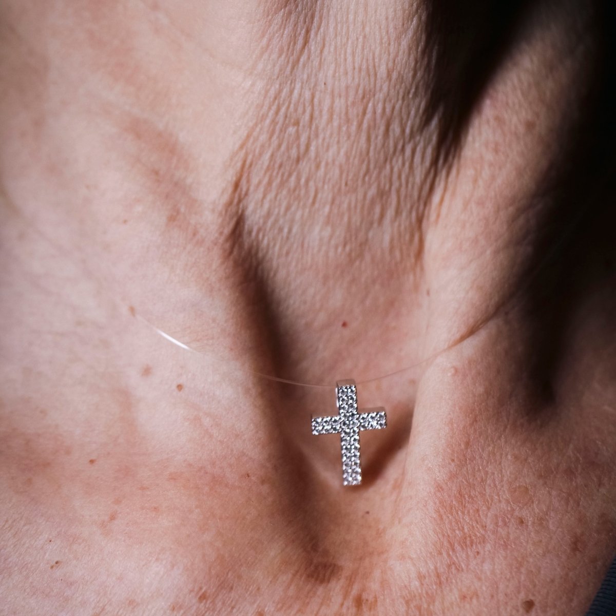 Pendentif en or blanc et diamants - Castafiore