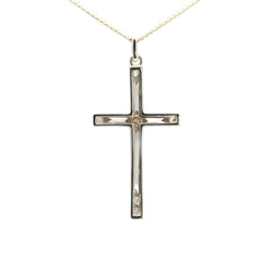 Pendentif en or blanc et diamants - Castafiore