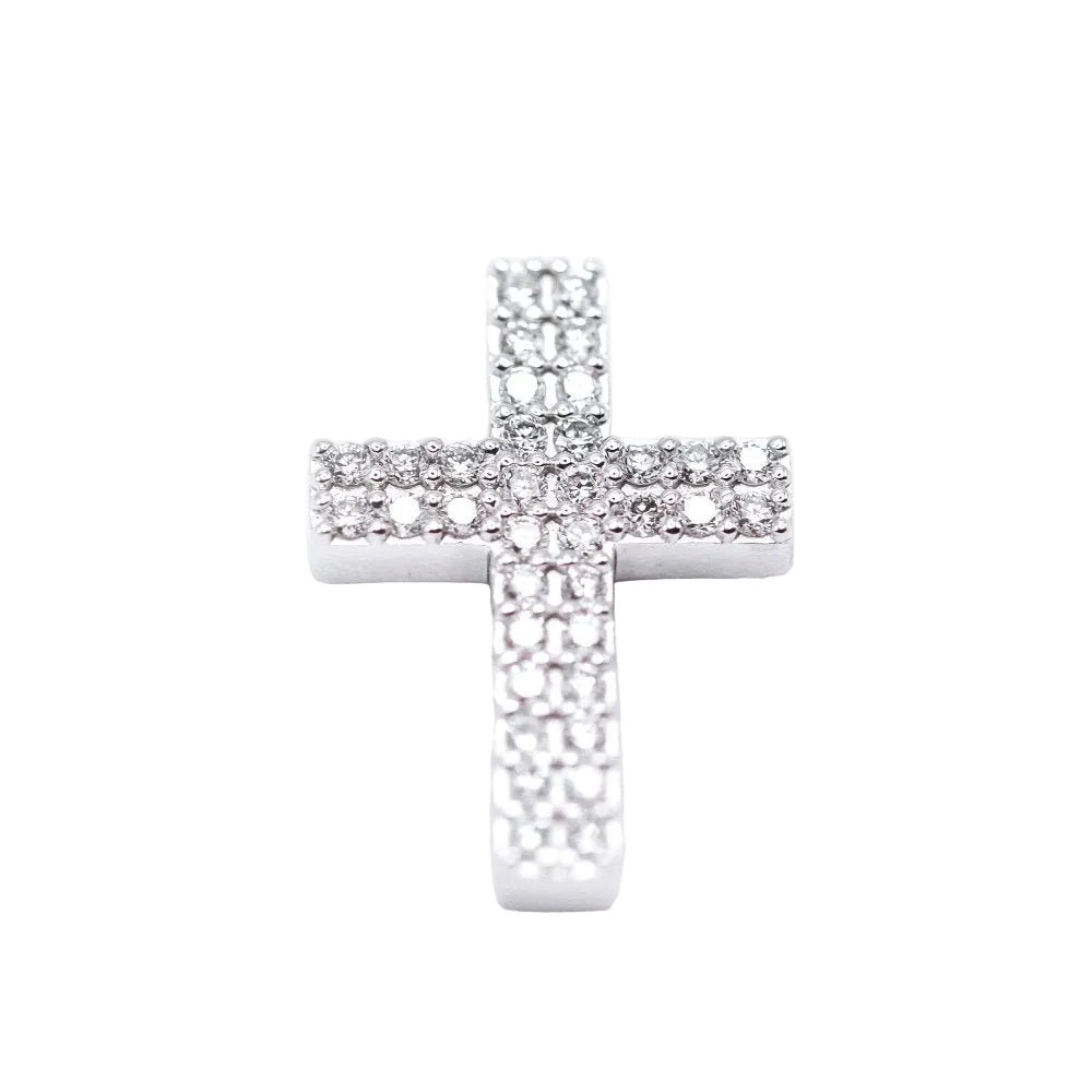 Pendentif en or blanc et diamants - Castafiore