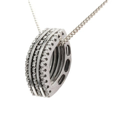 Pendentif en or blanc et diamants - Castafiore