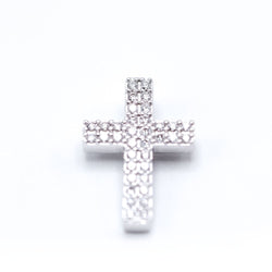 Pendentif en or blanc et diamants - Castafiore