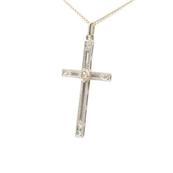 Pendentif en or blanc et diamants - Castafiore