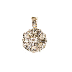 Pendentif en or blanc et diamants - Castafiore