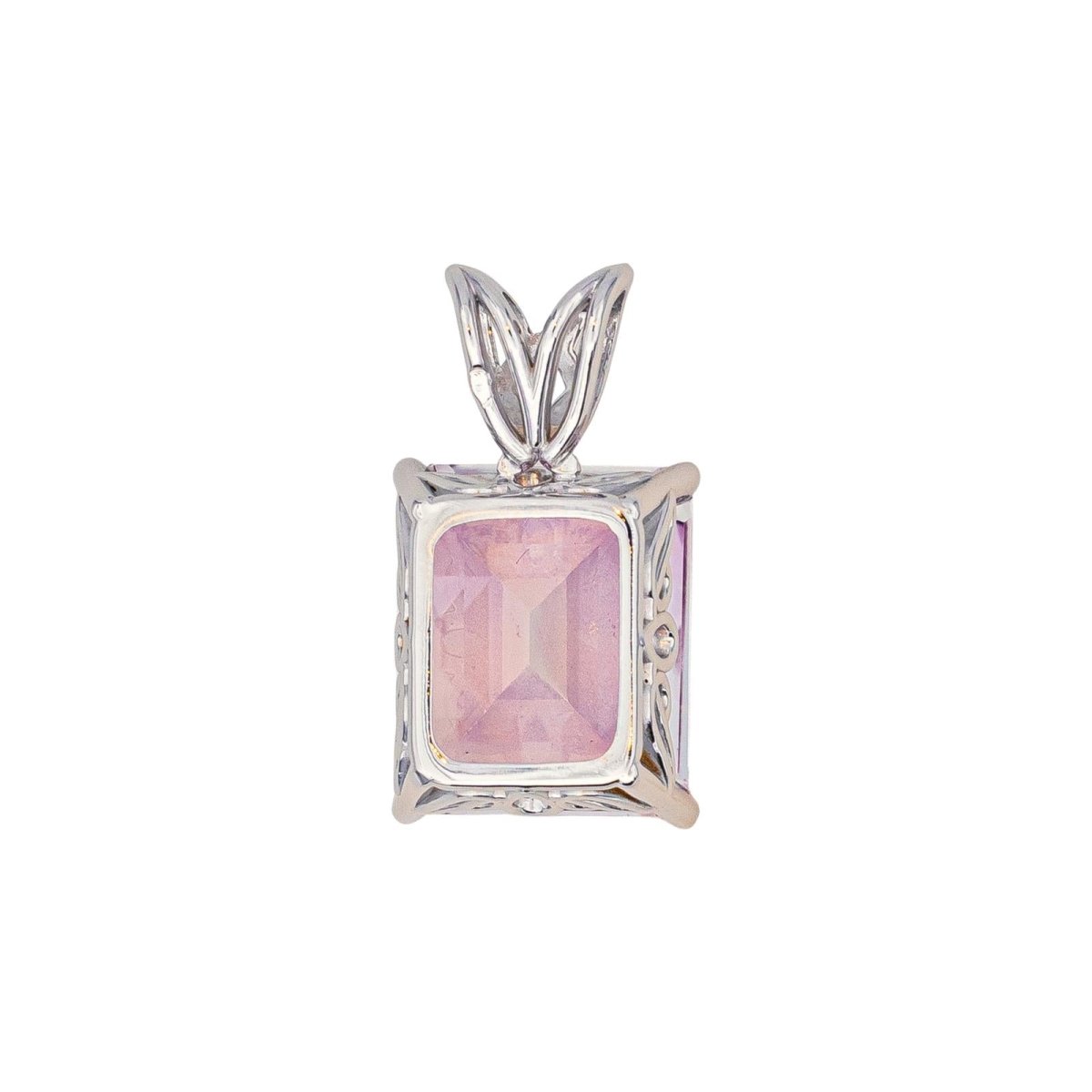 Pendentif en or blanc et tourmaline - Castafiore