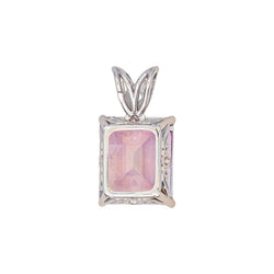 Pendentif en or blanc et tourmaline - Castafiore