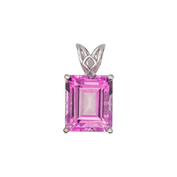 Pendentif en or blanc et tourmaline - Castafiore