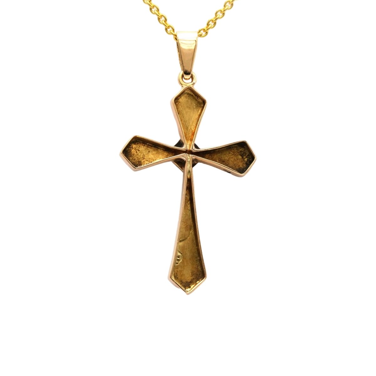 Pendentif en or blanc, or jaune et perle - Castafiore