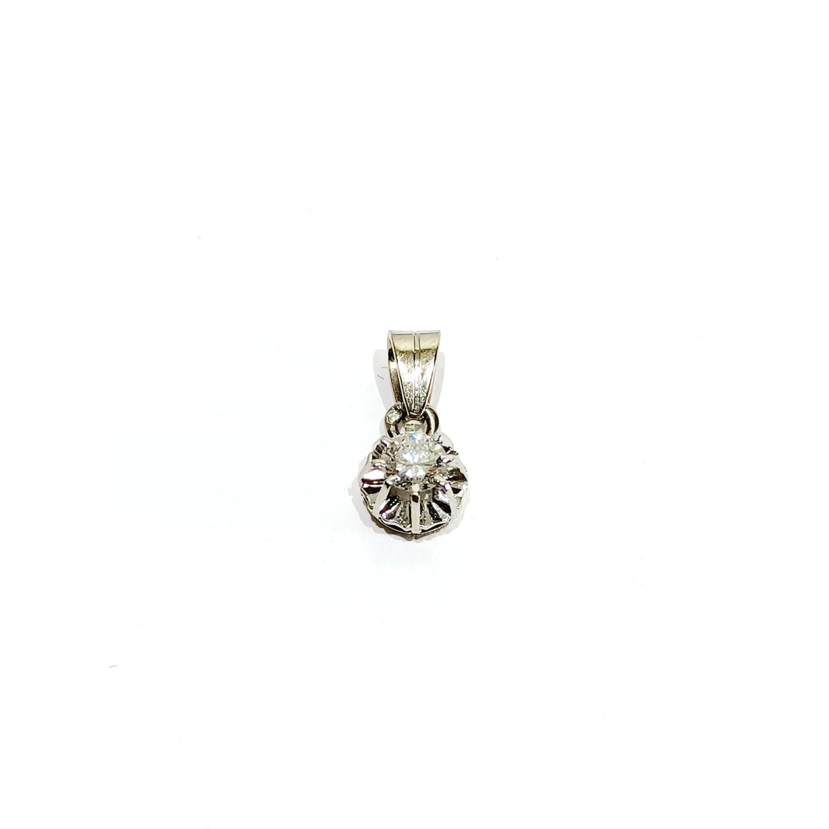 Pendentif en or blanc, platine et diamant - Castafiore