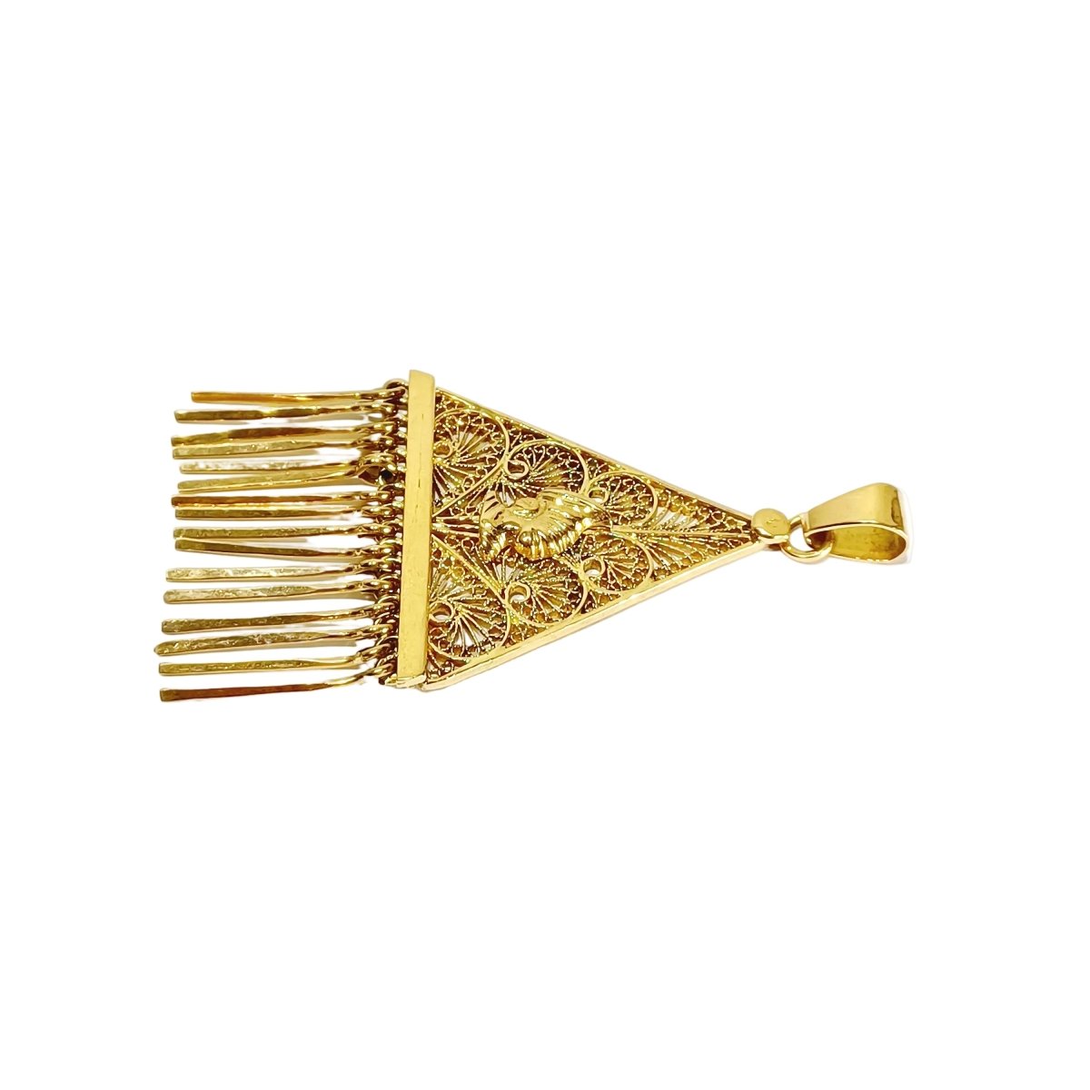Pendentif en or champagne - Castafiore
