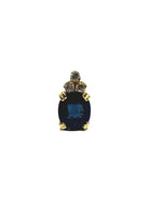 Pendentif En Or, Diamants Et Saphir - Castafiore