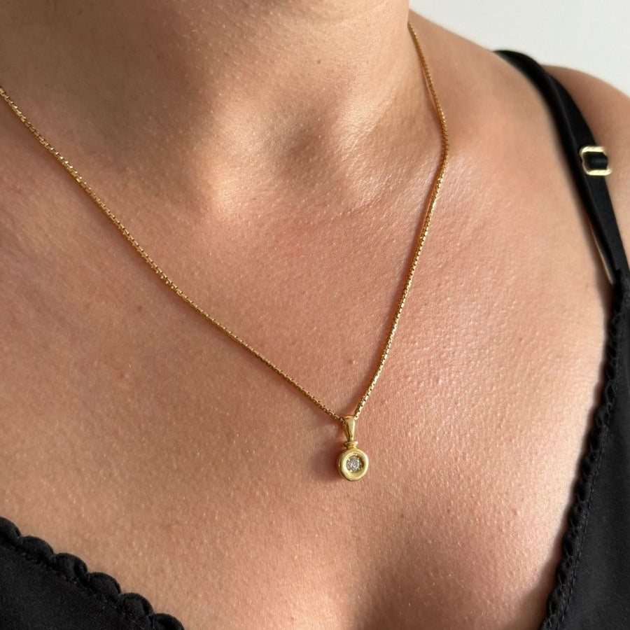 Pendentif en or et diamant - Castafiore